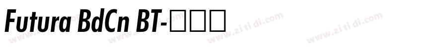 Futura BdCn BT字体转换 Futura BdCn BT字体转换